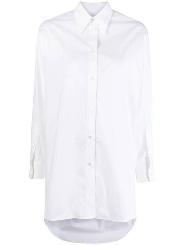 MM6 Women's Convertible Shirt White - MAISON MARGIELA - BALAAN 1