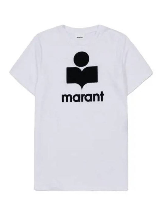 Karman logo short sleeve t shirt white - ISABEL MARANT - BALAAN 1