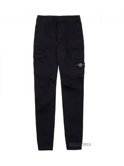 Kids Compass Badge Straight Pants Black - STONE ISLAND - BALAAN 2