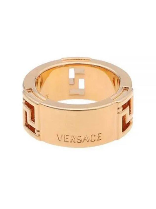 Greca Pattern Ring Gold - VERSACE - BALAAN 2