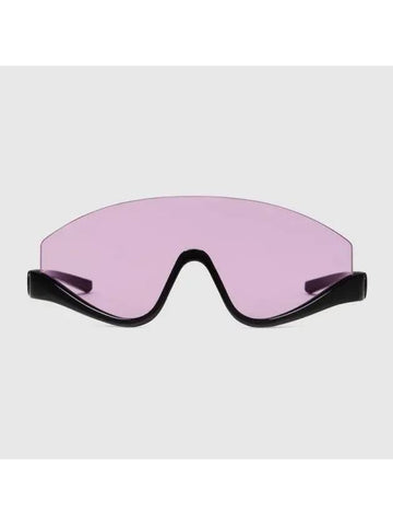 mask shape sunglasses black injection 779493J16911058 - GUCCI - BALAAN 1