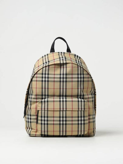 Vintage Check Motif Nylon Backpack Beige - BURBERRY - BALAAN 2