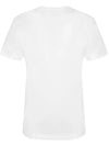 Crystal Logo Short Sleeve T-Shirt White - MONCLER - BALAAN 4