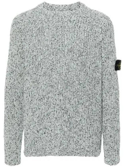 Compass Badge Cotton Knit Top Light Green - STONE ISLAND - BALAAN 2