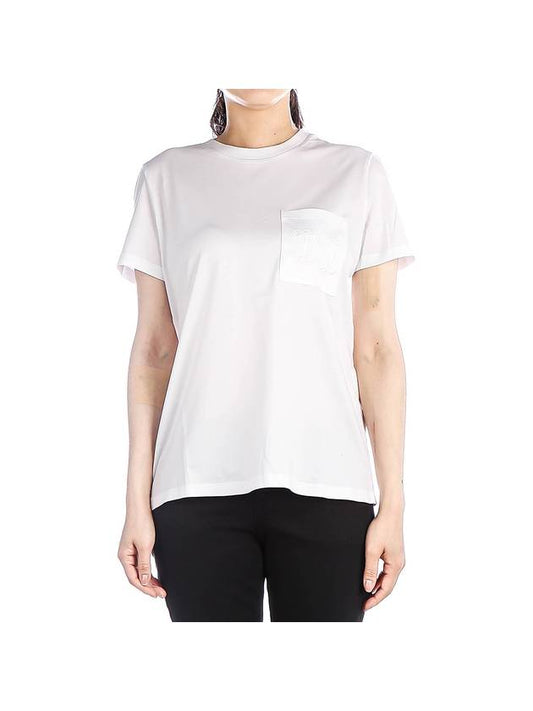 Women's Papaia Short Sleeve T-Shirt White - MAX MARA - BALAAN 2