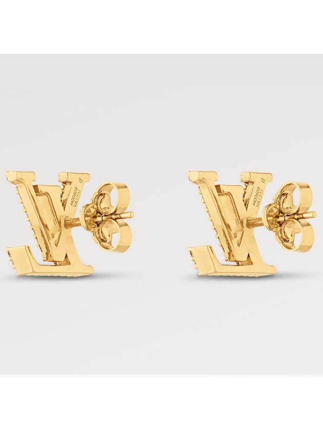 LV Iconic Earrings Gold - LOUIS VUITTON - BALAAN 4