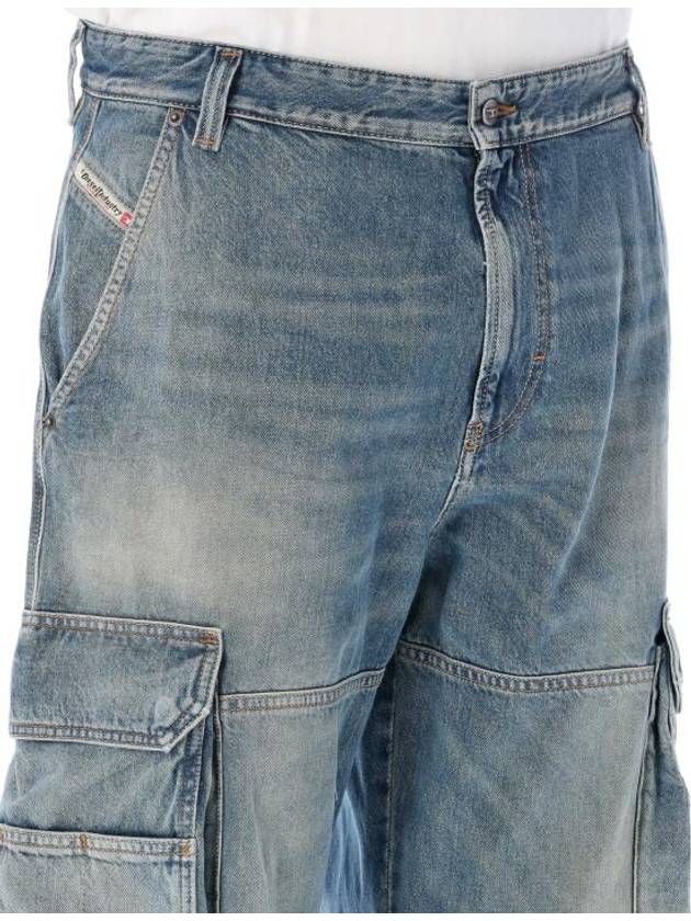 D Fish Straight Jeans Blue - DIESEL - BALAAN 4