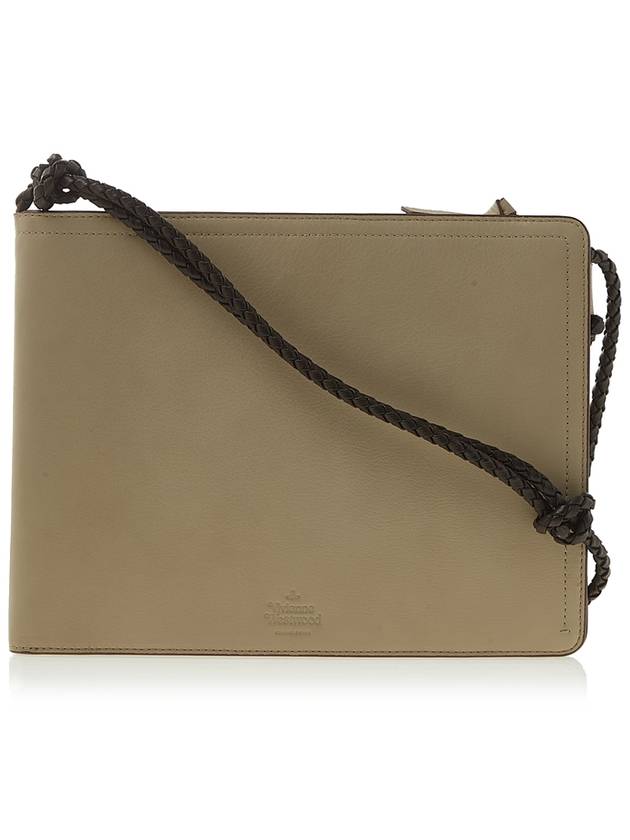 Benny Leather Cross Bag Beige - VIVIENNE WESTWOOD - BALAAN 4