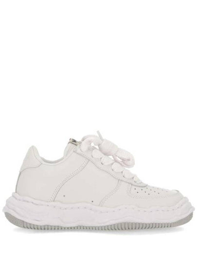 Wayne OG Sole Leather Low Top Sneakers White - MAISON MIHARA YASUHIRO - BALAAN 2