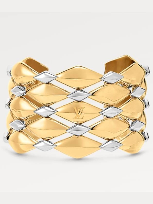 LV Malletage Bracelet Gold - LOUIS VUITTON - BALAAN 3