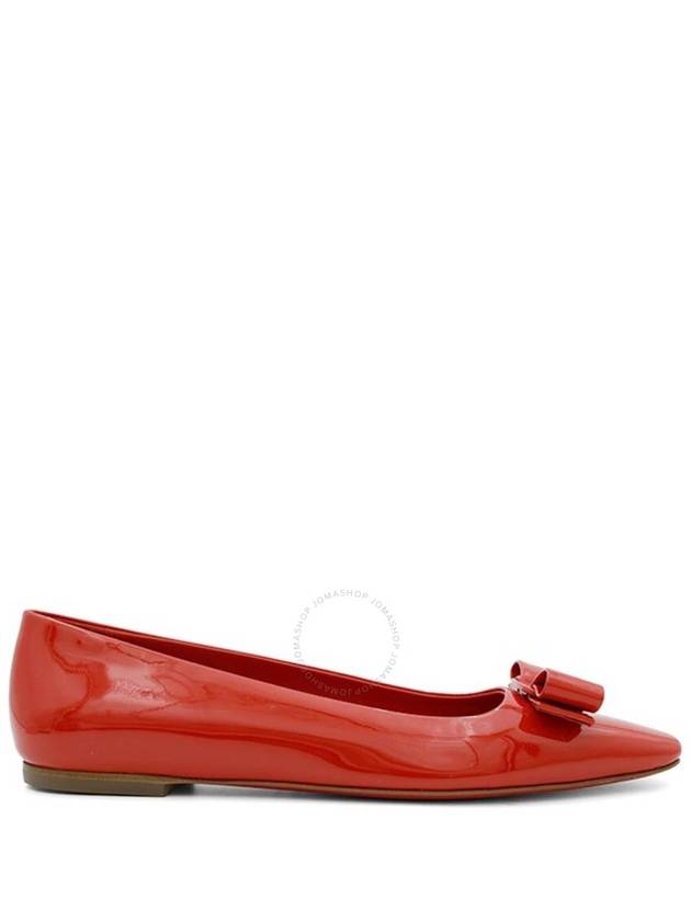 Salvatore Women's Vara Bow Ballerina Flats Red - SALVATORE FERRAGAMO - BALAAN 2