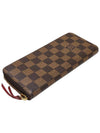 Women s N60534 Damier Canvas Clemence Wallet Long - LOUIS VUITTON - BALAAN 4