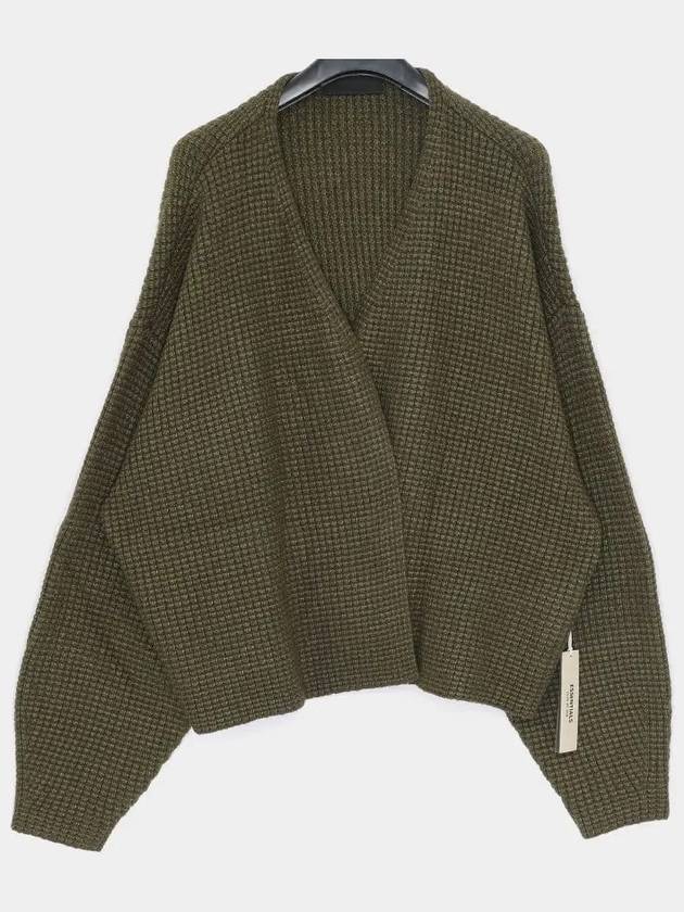 Essential Heavy Wade Overfit Waffle Knit Men s Cardigan 192BT246205F - FEAR OF GOD - BALAAN 2