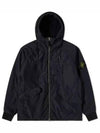 David Canvas Hooded Jacket Navy - STONE ISLAND - BALAAN 2