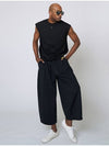 Tech Wide Pants Black - ATHPLATFORM - BALAAN 4