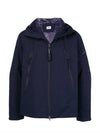 Men's Lens Wappen Hooded Jacket Navy - CP COMPANY - BALAAN 8