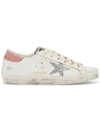 Superstar Pink Tab Leather Low Top Sneakers White - GOLDEN GOOSE - BALAAN 2