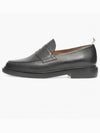 Pebble Grain Rubber Sole Penny Loafer Black - THOM BROWNE - BALAAN 2