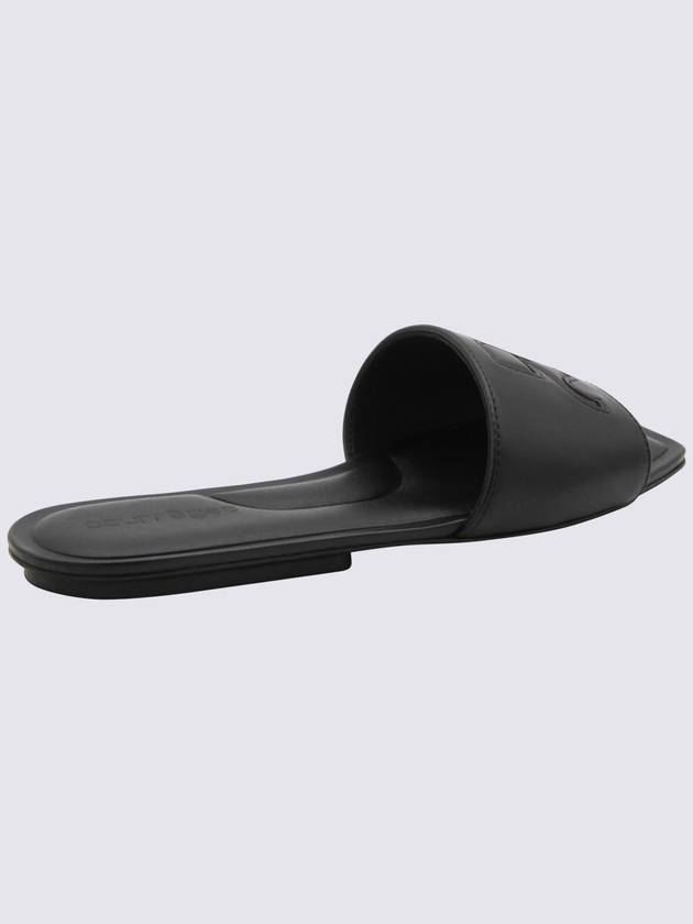 AC Leather Slipers Black - COURREGES - BALAAN 3