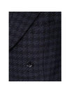 Houndstooth pattern wool double coat JN C020 BLACK - JUNYA WATANABE - BALAAN 3