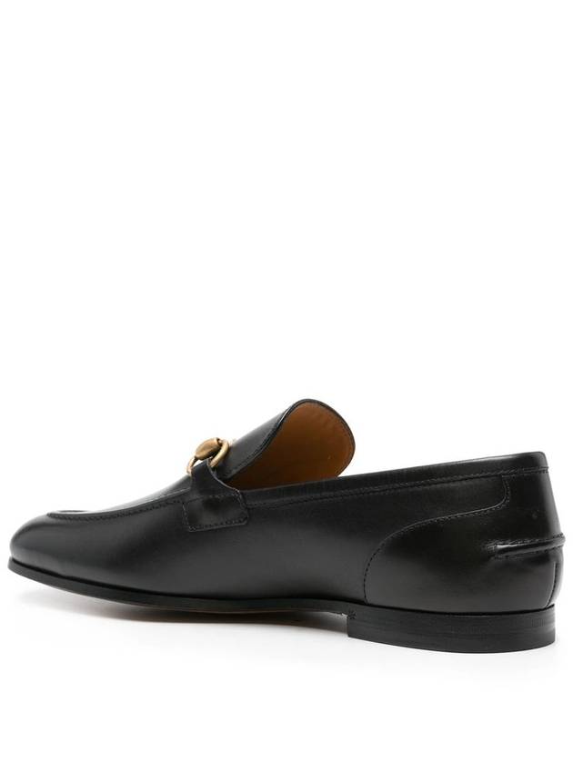 Jordaan Leather Loafers Black - GUCCI - BALAAN 4