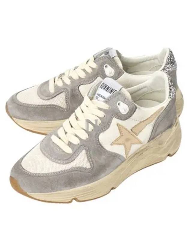 Running Sole Canvas Toe Star Low Top Sneakers Grey - GOLDEN GOOSE - BALAAN 2