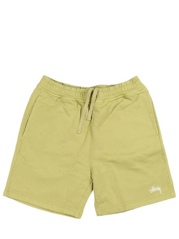 Stock Logo Sweatshort Pale Green - STUSSY - BALAAN 1