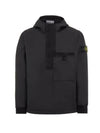 Waffen Patch Felpa Diagonal Gomata Anorak Black - STONE ISLAND - BALAAN 2