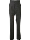 Super 120S Twill Classic Backstrap Trouser Pants Dark Grey - THOM BROWNE - BALAAN 2