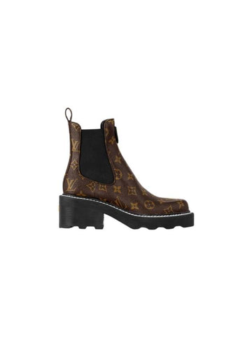 LV Beaubourg Ankle Chelsea Boots Brown - LOUIS VUITTON - BALAAN 1