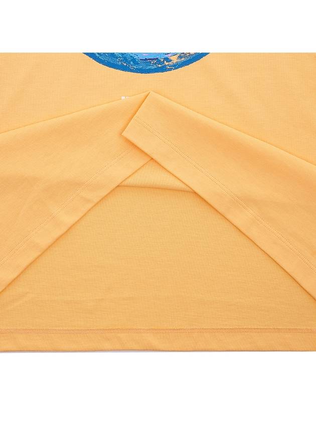 Fantastic Green Sustainable Cotton Short Sleeve T-Shirt Orange - MSGM - BALAAN 10