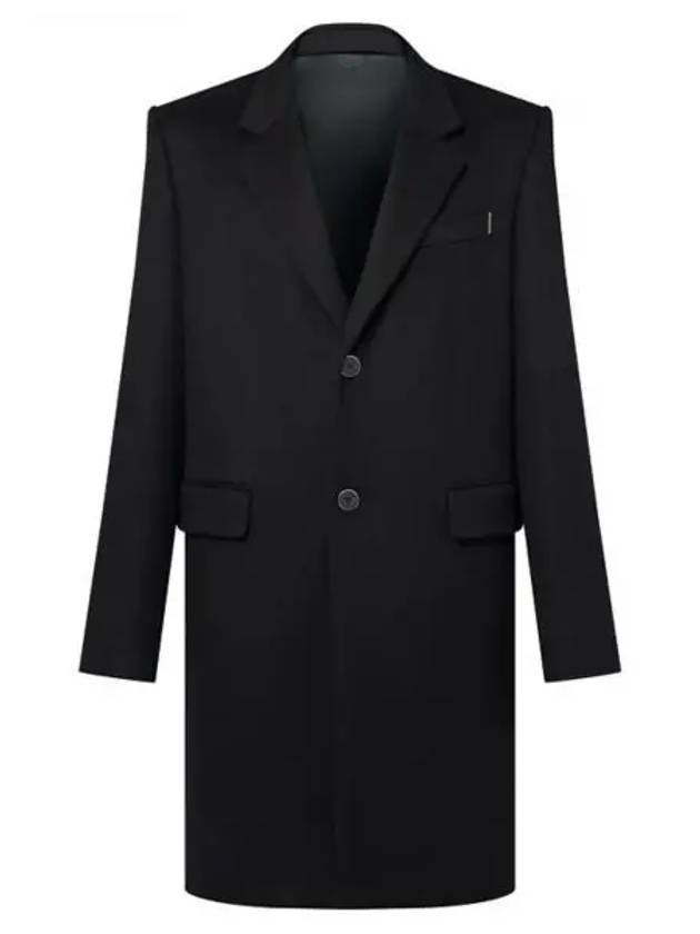 Single breasted tailored cashmere coat 1AFY66 - LOUIS VUITTON - BALAAN 1