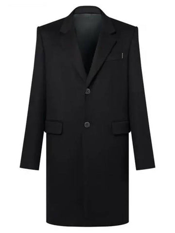 Single breasted tailored cashmere coat 1AFY66 - LOUIS VUITTON - BALAAN 1