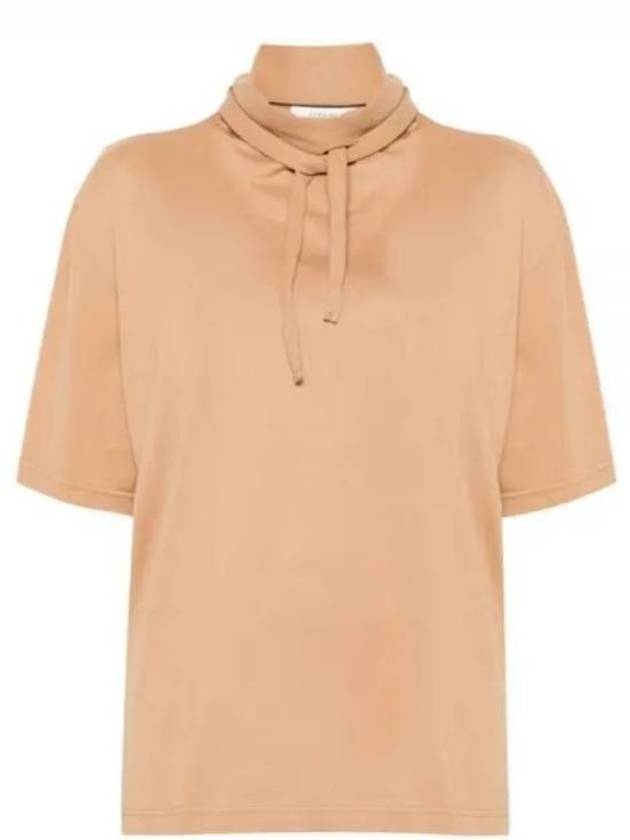 Women's Foulard Short Sleeve T Shirt Sand - LEMAIRE - BALAAN 2