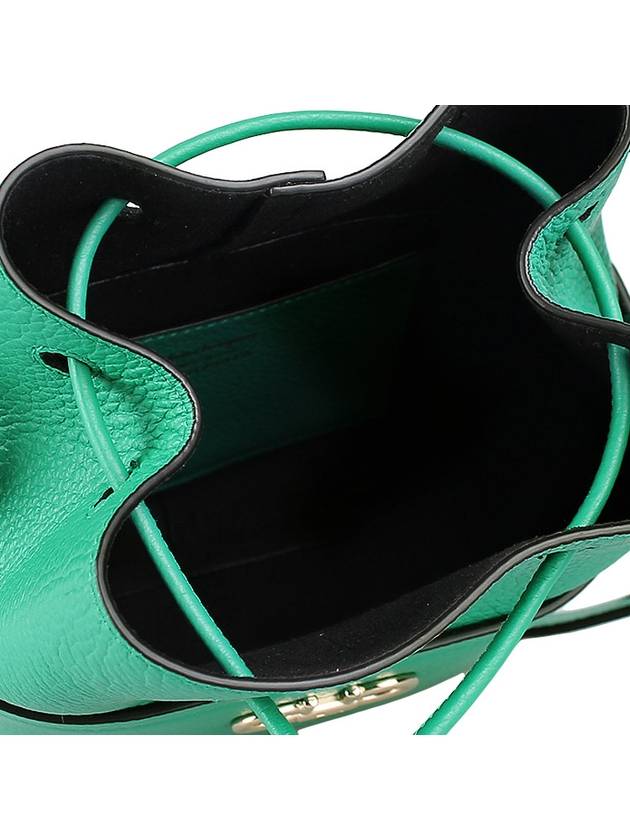 Gancini Mini Bucket Bag Green - SALVATORE FERRAGAMO - BALAAN 11