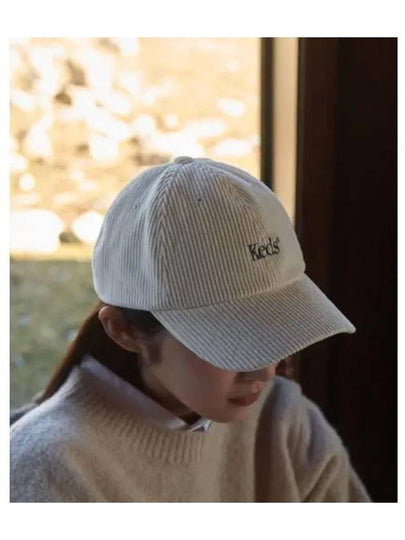 Classic logo corduroy cap KD3CPF6101FCRM - KEDS - BALAAN 1