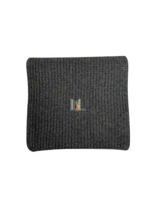 Polo Pony Knit Scarf Black - POLO RALPH LAUREN - BALAAN 2