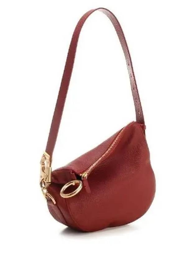 Small Knight Leather Shoulder Bag Red - BURBERRY - BALAAN 3