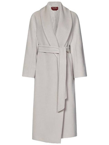 Alpaca wool single coat beige - MAX MARA - BALAAN 1