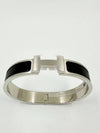 Click Ache HH Palladium Matte Bracelet Noir - HERMES - BALAAN 5