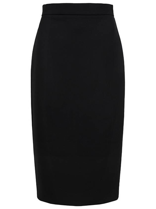 Black Rubiana Midi Skirt LUBIANA 004 - MAX MARA - BALAAN 1