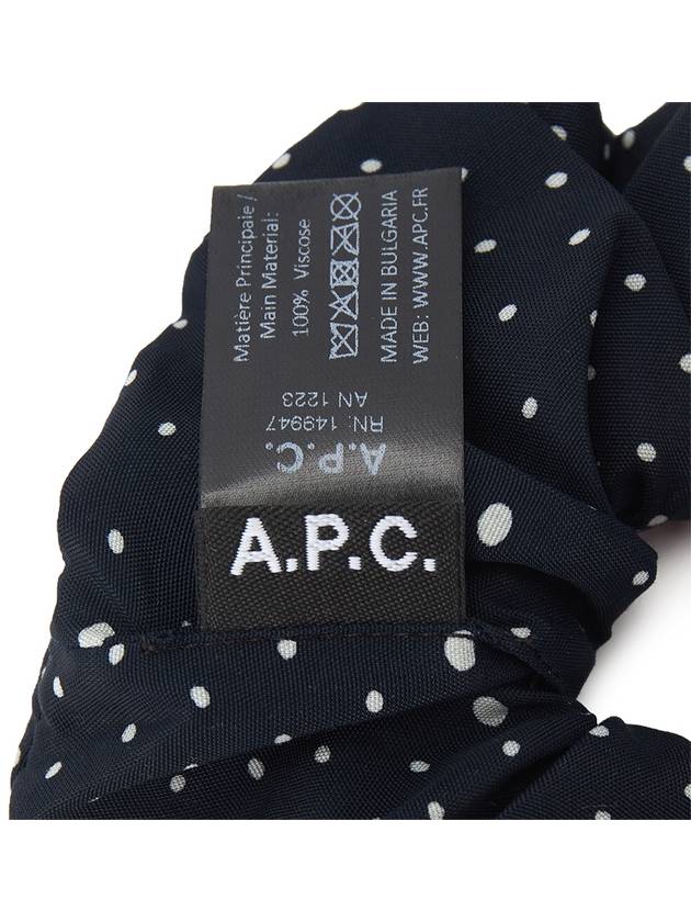 Logo Dot Scrunch Navy - A.P.C. - BALAAN 6