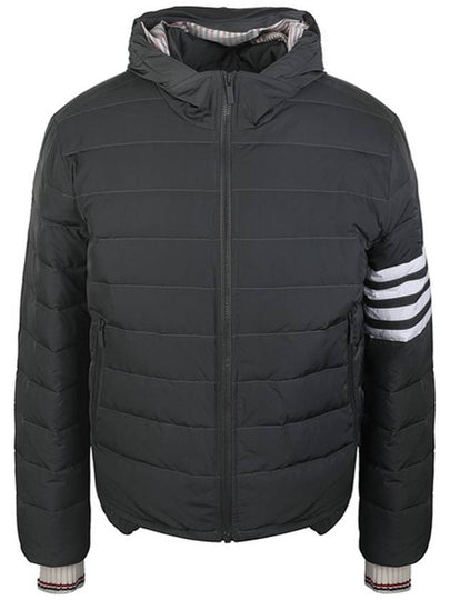 Poly Twill Down Filled 4-Bar Ski Padding Navy - THOM BROWNE - BALAAN 2