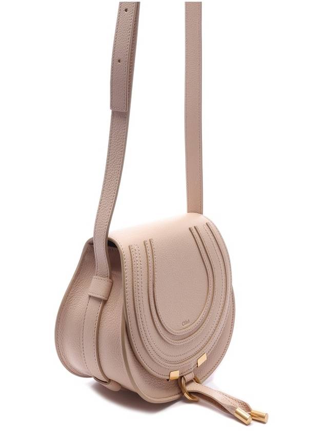 Marcie Saddle Small Grained Leather Cross Bag Pink - CHLOE - BALAAN 4