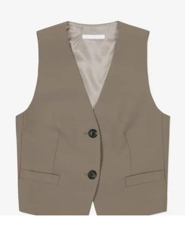 Bent Vest Taupe - HELMUT LANG - BALAAN 2