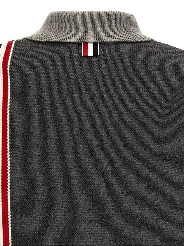 Fun Mix Jersey Stitch Knitted Polo Shirt - THOM BROWNE - BALAAN 6