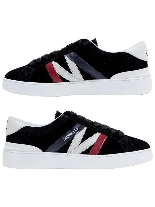 Monaco M Low Top Sneakers Black - MONCLER - BALAAN 3