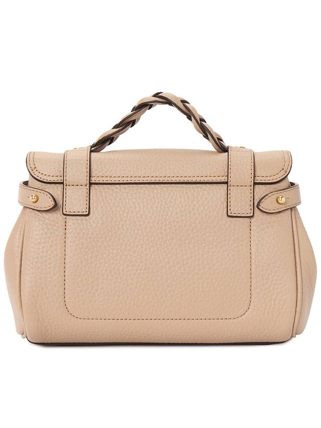 Alexa Heavy Grain Mini Tote Bag Beige - MULBERRY - BALAAN 5