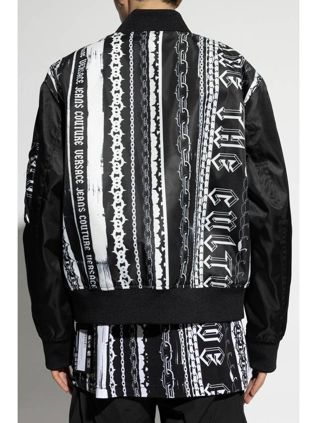 striped bomber jacket - VERSACE - BALAAN 2