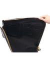 Berkeley Logo Leather Clutch Bag Black - TOM FORD - BALAAN 7